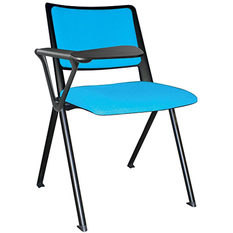 silla revolution con paleta respaldo y asiento tapizados