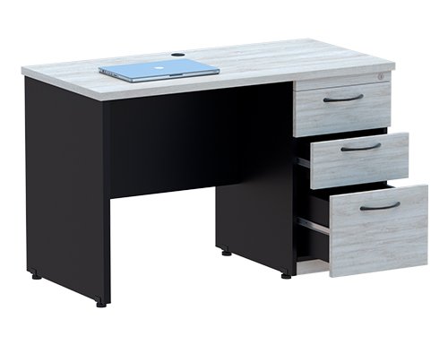 escritorio secretarial con cajonera