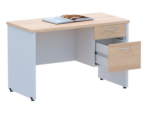escritorio secretarial con cajones