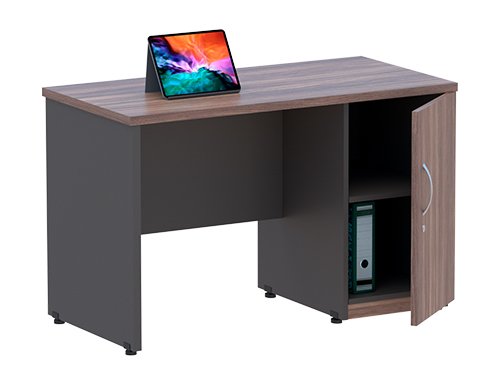 escritorio secretarial con librero