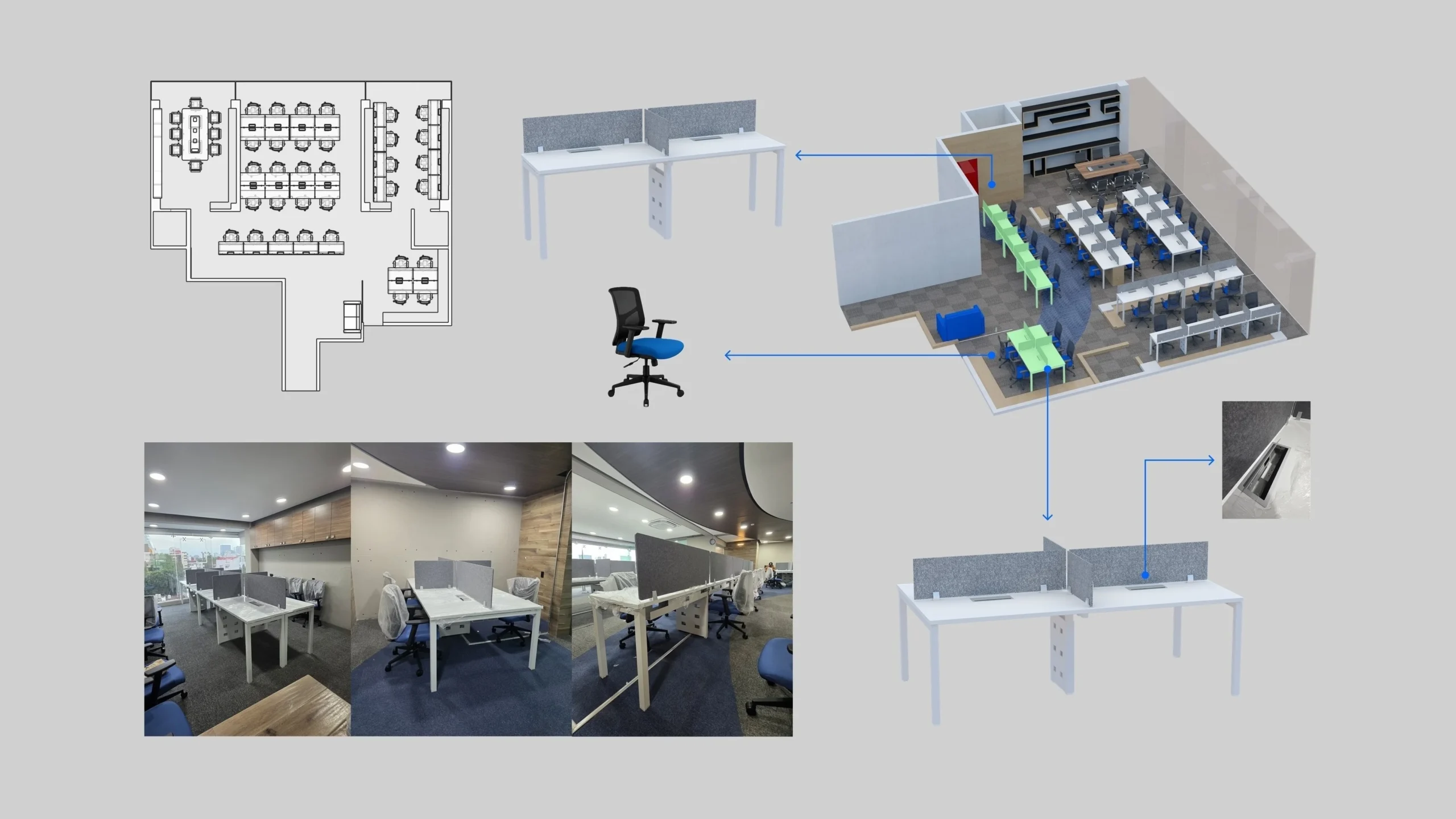 muebles para oficina proyectos