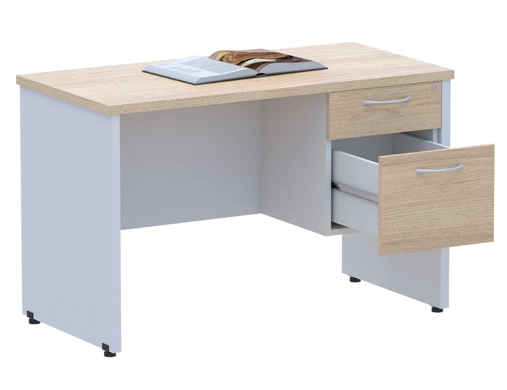escritorio secretarial con cajones atras